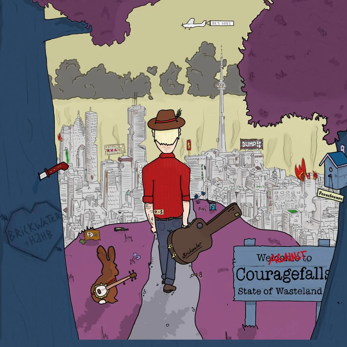 Cover des Albums Against Couragefalls von Brickwater